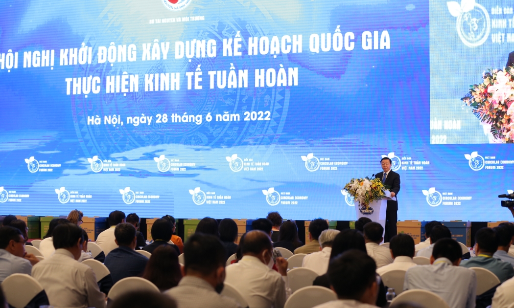 Bộ trưởng Tài nguyên và Môi trường Trần Hồng Hà phát biểu khai mạc hội nghị