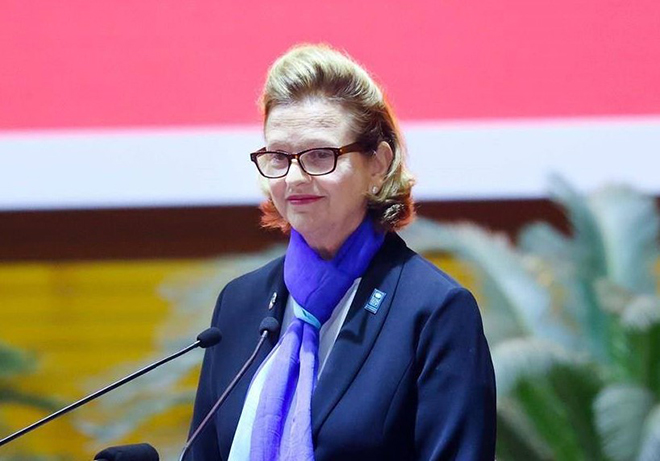 Bà Caitlin Wiesen Antin, Trưởng Đại diện, Chương trình Phát triển Liên Hợp Quốc (UNDP)