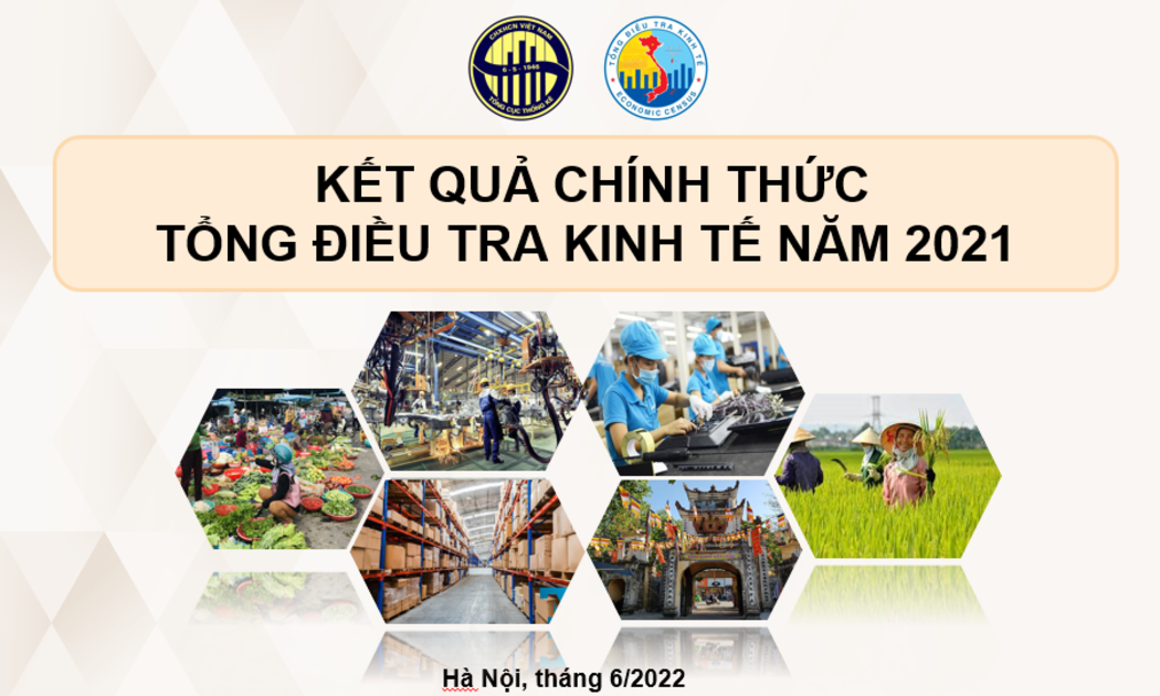 Tổng cục Thống kê công bố chính thức kết quả Tổng Điều tra kinh tế và Điều tra cơ sở hành chính 2021.