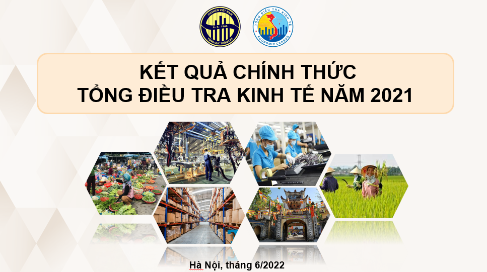Tổng cục Thống kê công bố chính thức kết quả Tổng Điều tra kinh tế và Điều tra cơ sở hành chính 2021.
