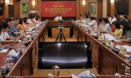 Tổng kết 10 năm thực hiện Nghị quyết số 09-NQ/TW về xây dựng và phát huy vai trò của đội ngũ doanh nhân