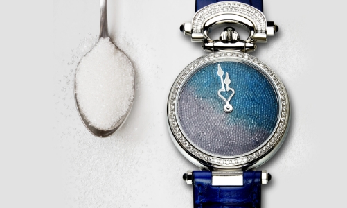 Mẫu đồng hồ nữ “ngọt ngào” có mặt số làm từ đường nguyên chất