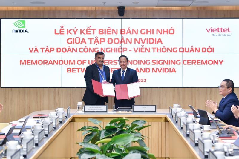 Viettel & NVIDIA sign MoU on AI