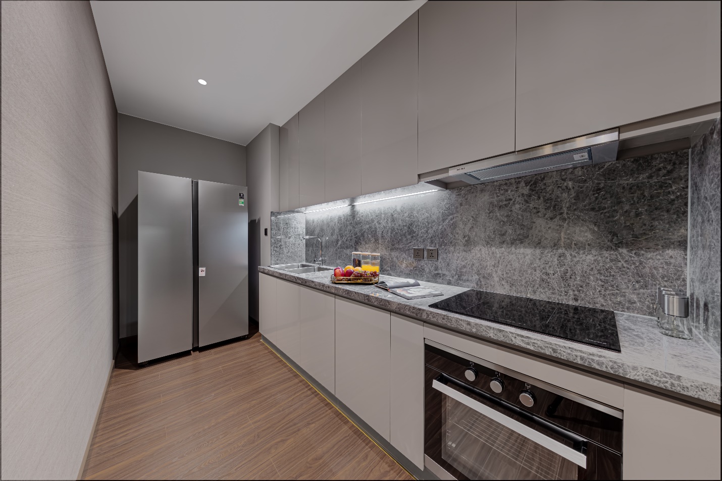 Trang thiết bị bàn giao tại căn hộ Masteri Waterfront đến từ các thương hiệu gia dụng nổi tiếng quốc tế.