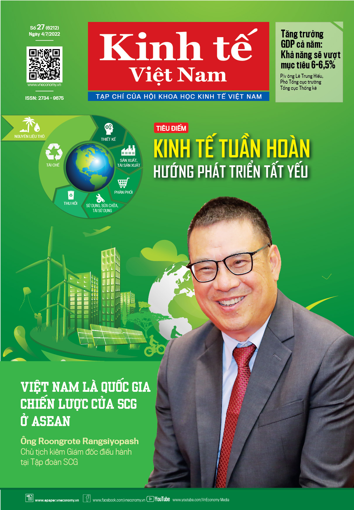 Tạp ch&iacute; Kinh tế Việt Nam số 27-2022