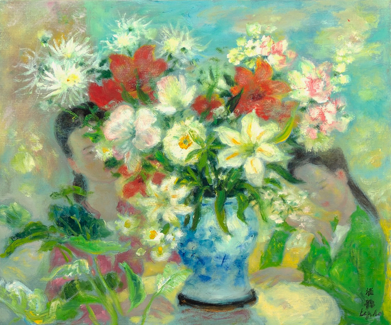 Một bức tranh của họa sỹ Lê Phổ. Nguồn: Sotheby’s