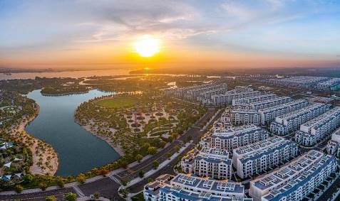 Toàn cảnh công viên 36ha thuộc Đại đô thị Vinhomes Grand Park.