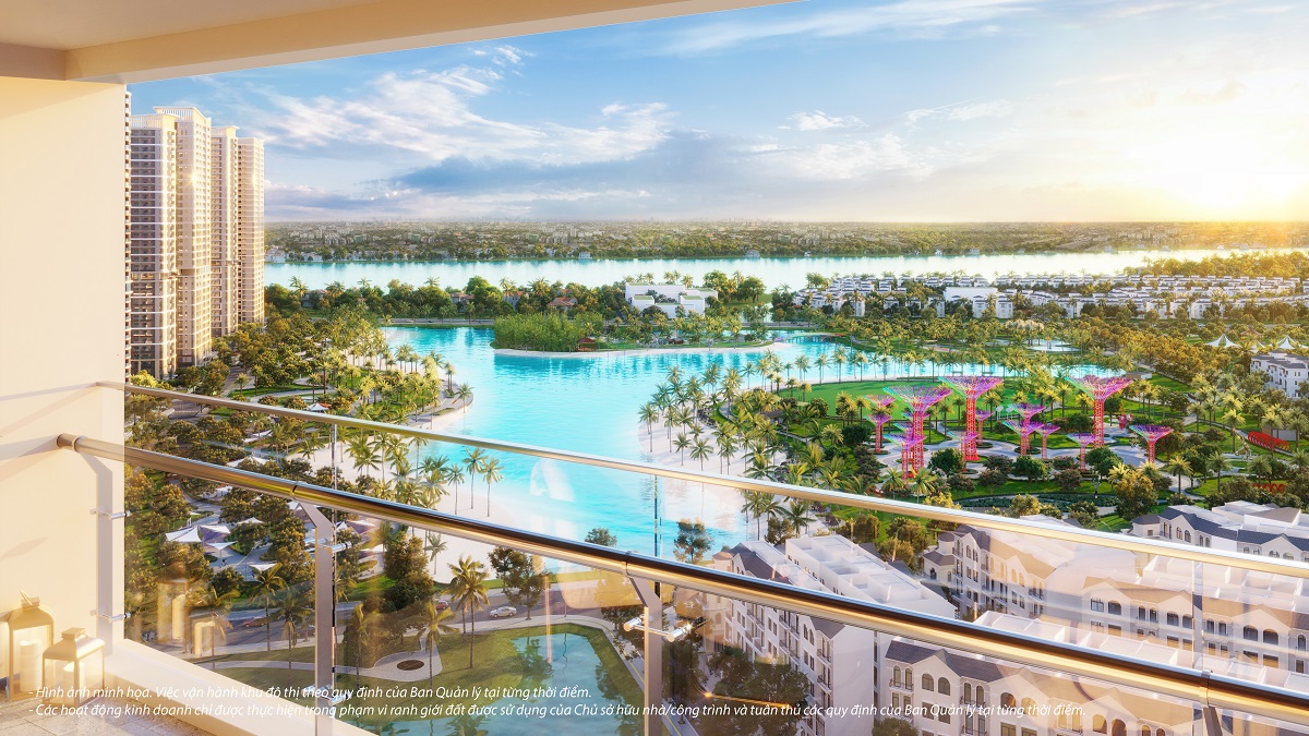 Căn hộ tầm nhìn sông Lumière Boulevard tại Vinhomes Grand Park luôn cháy hàng.