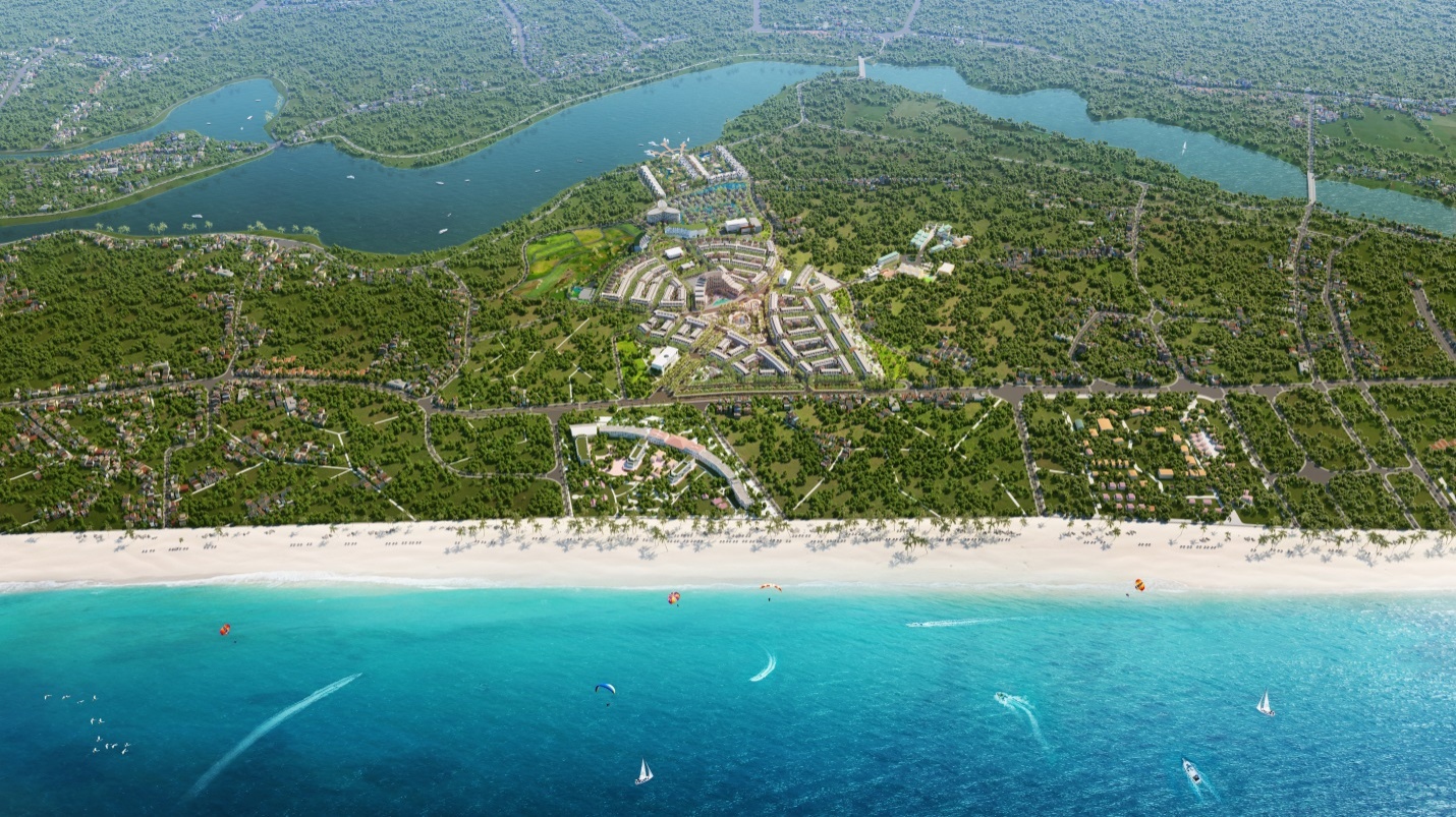 La Queenara - The Prime Hội An, trước biển - sau sông.