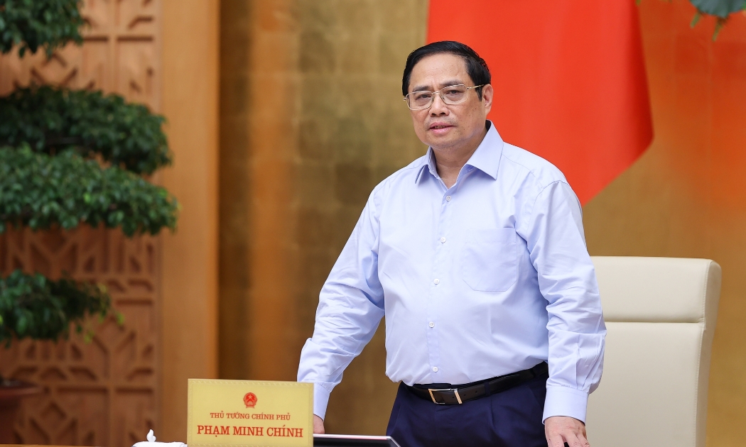 Thủ tướng chủ trì Hội nghị trực tuyến Chính phủ với địa phương và Phiên họp Chính phủ thường kỳ tháng 6 - Ảnh: VGP