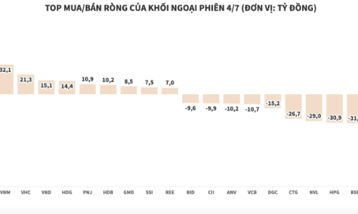 Khối ngoại tiếp tục bán ròng hơn 175 tỷ đồng, bán mạnh MWG
