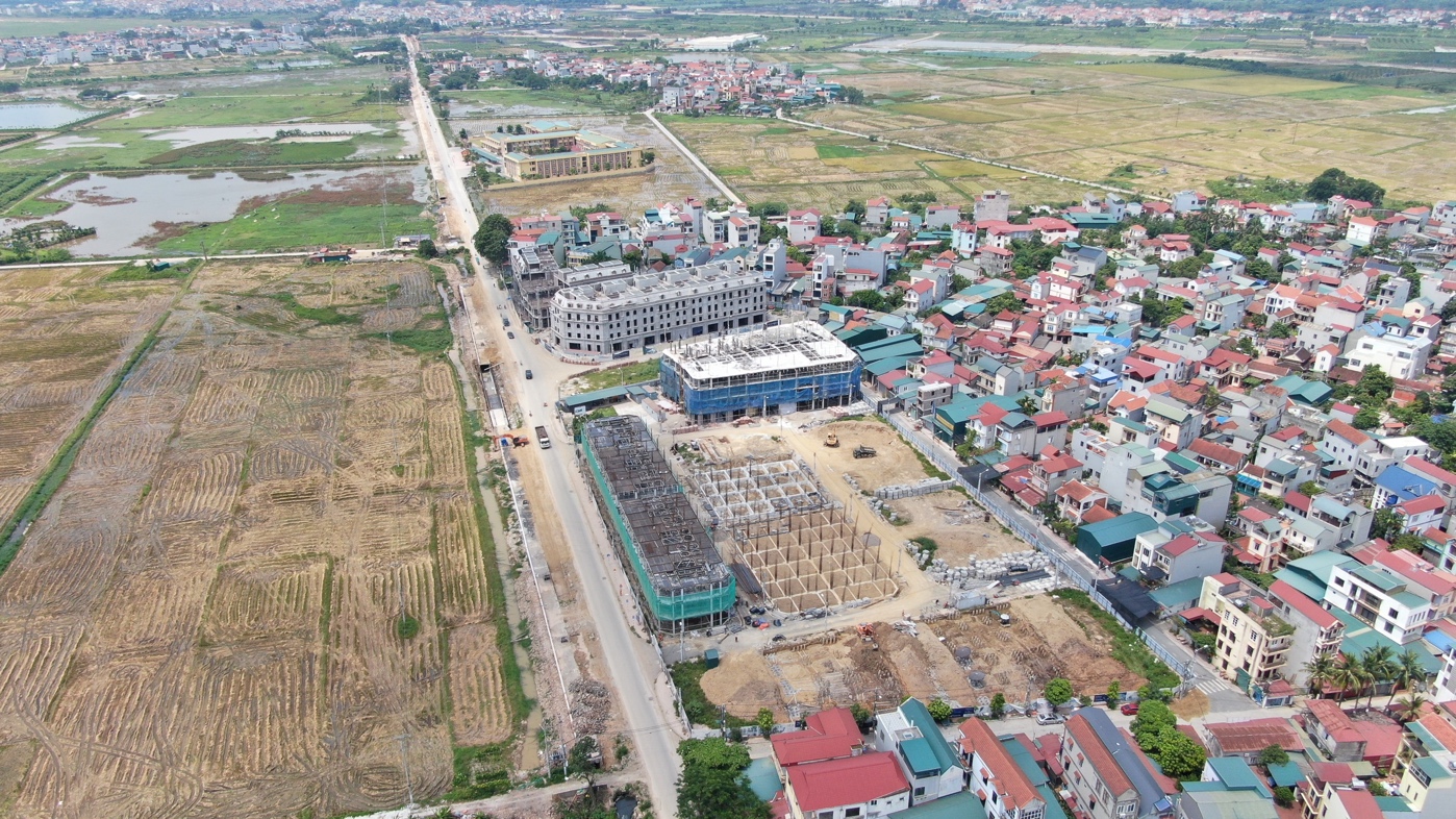Cung đường đắt giá, giúp tạo lực đẩy của thị trường bất động sản khu vực Hoài Đức.