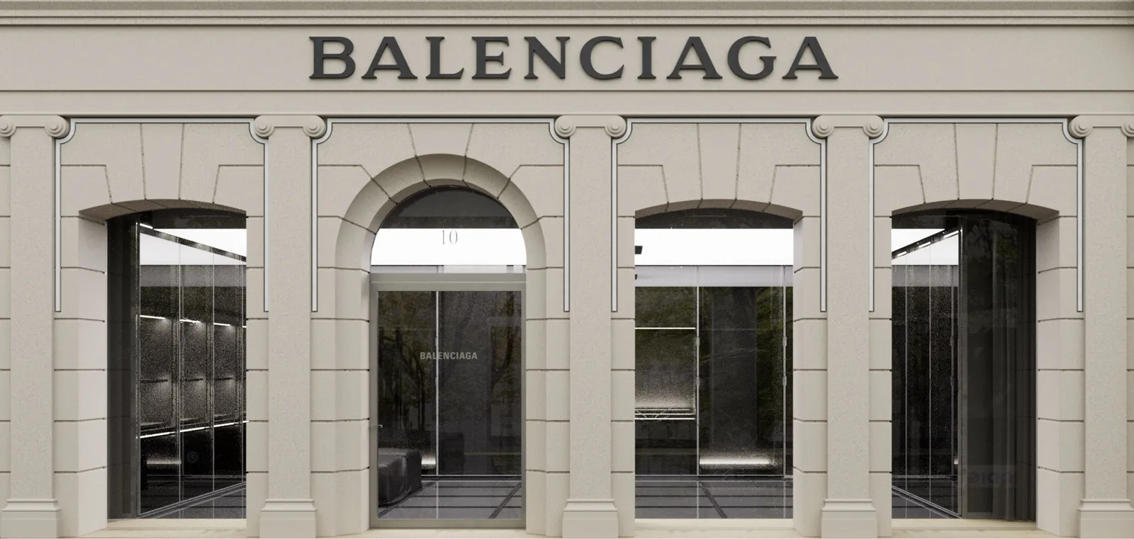 Một vài hình ảnh về cửa hàng Haute Couture của Balenciaga tại Paris vừa được hé lộ trước giờ khai trương.