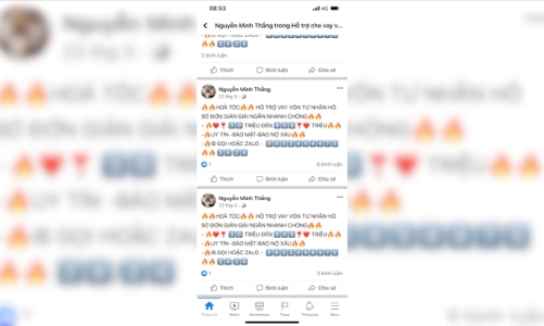 Hỏi vay tiền qua mạng Facebook, bị mất 2,5 tỷ đồng