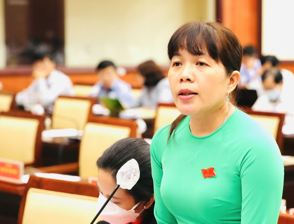 Đại biểu Nguyễn Thị Thanh Diệu (Củ Chi) - Ảnh: VP.