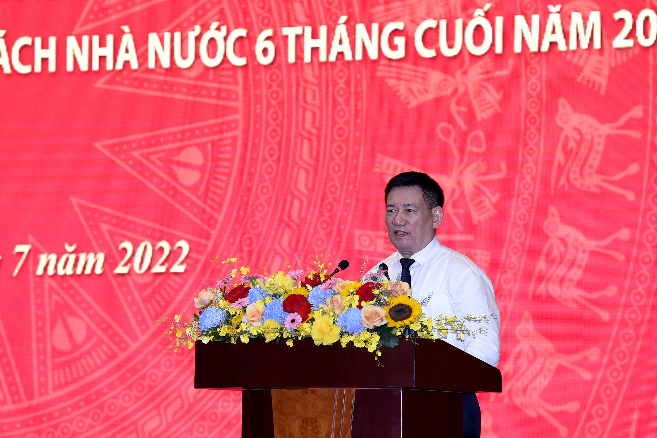 Bộ trưởng Hồ Đức Phớc phát biểu tại Hội nghị sơ kết công tác tài chính ngân sách ngành Tài chính.
