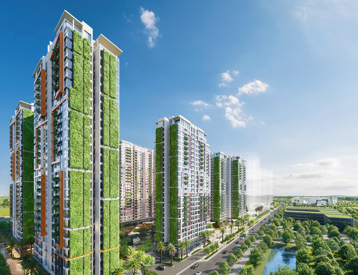 Đa tầng xanh cho cuộc sống thuần khiết hiếm có tại Lumière Boulevard.