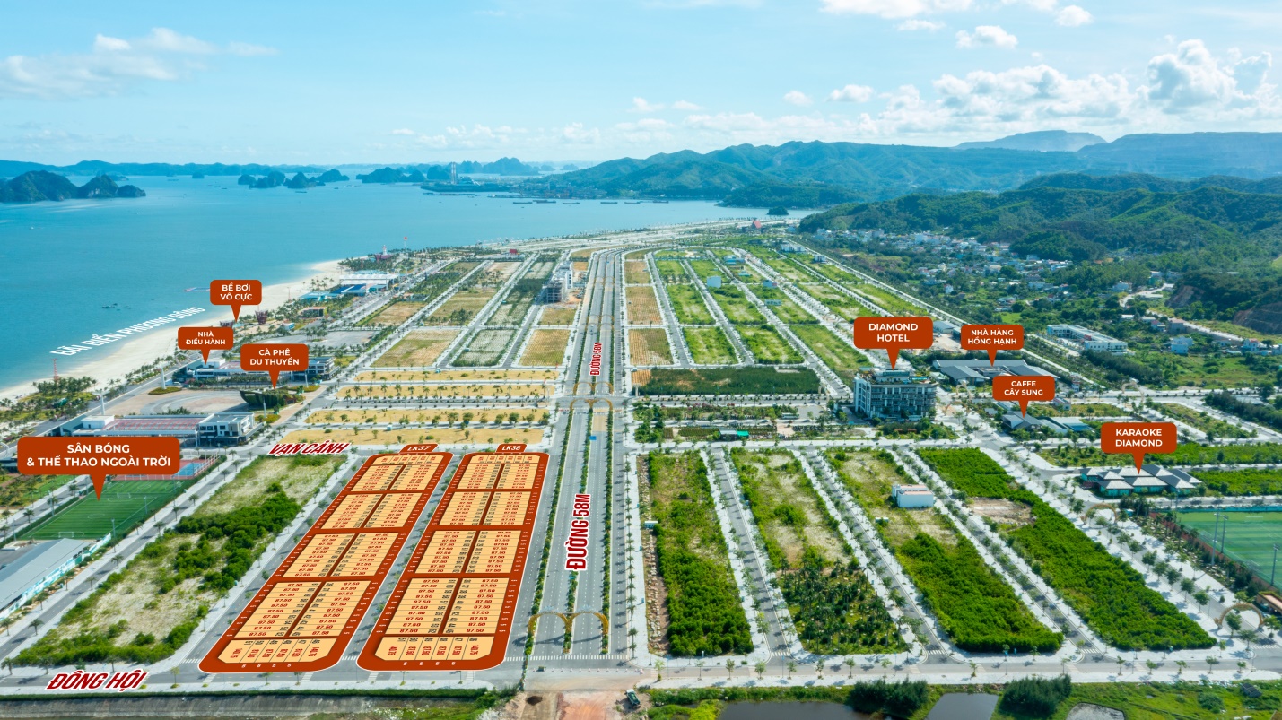 Vị trí thuận giao thương, tiện khai thác của hai dãy liền kề LK37, LK38 sắp mở bán.