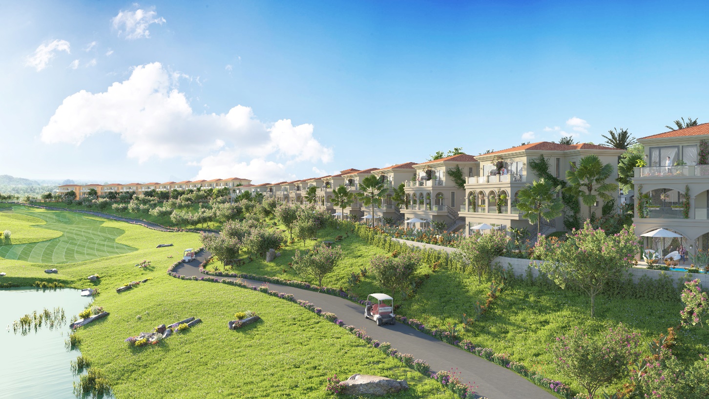 Golf Retreat đem đến không gian thân thiện với tự nhiên và tính hiện đại thoải mái để tạm rời xa căng thẳng, áp lực cuộc sống. Ảnh sân golf Hà Nội.