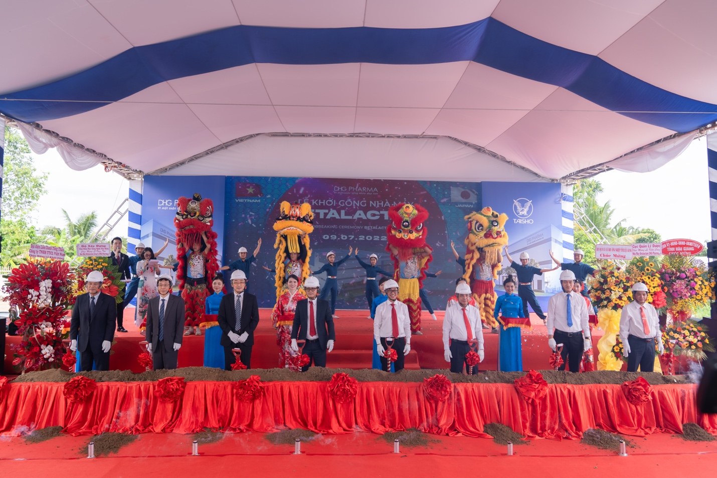 Nhà máy Betalactam chuẩn GMP toàn cầu của Dược Hậu Giang đã chính thức khởi công.