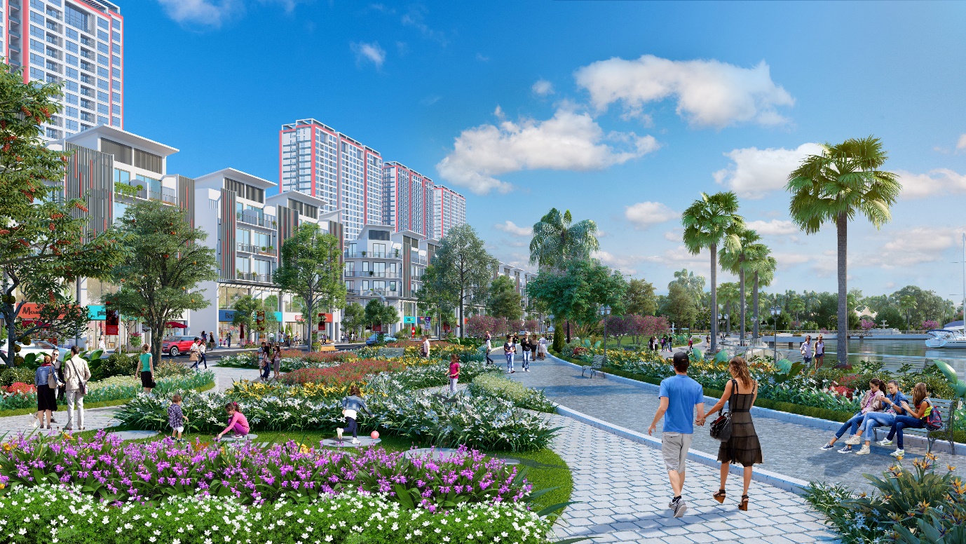 Phối cảnh dự án Khai Sơn City.