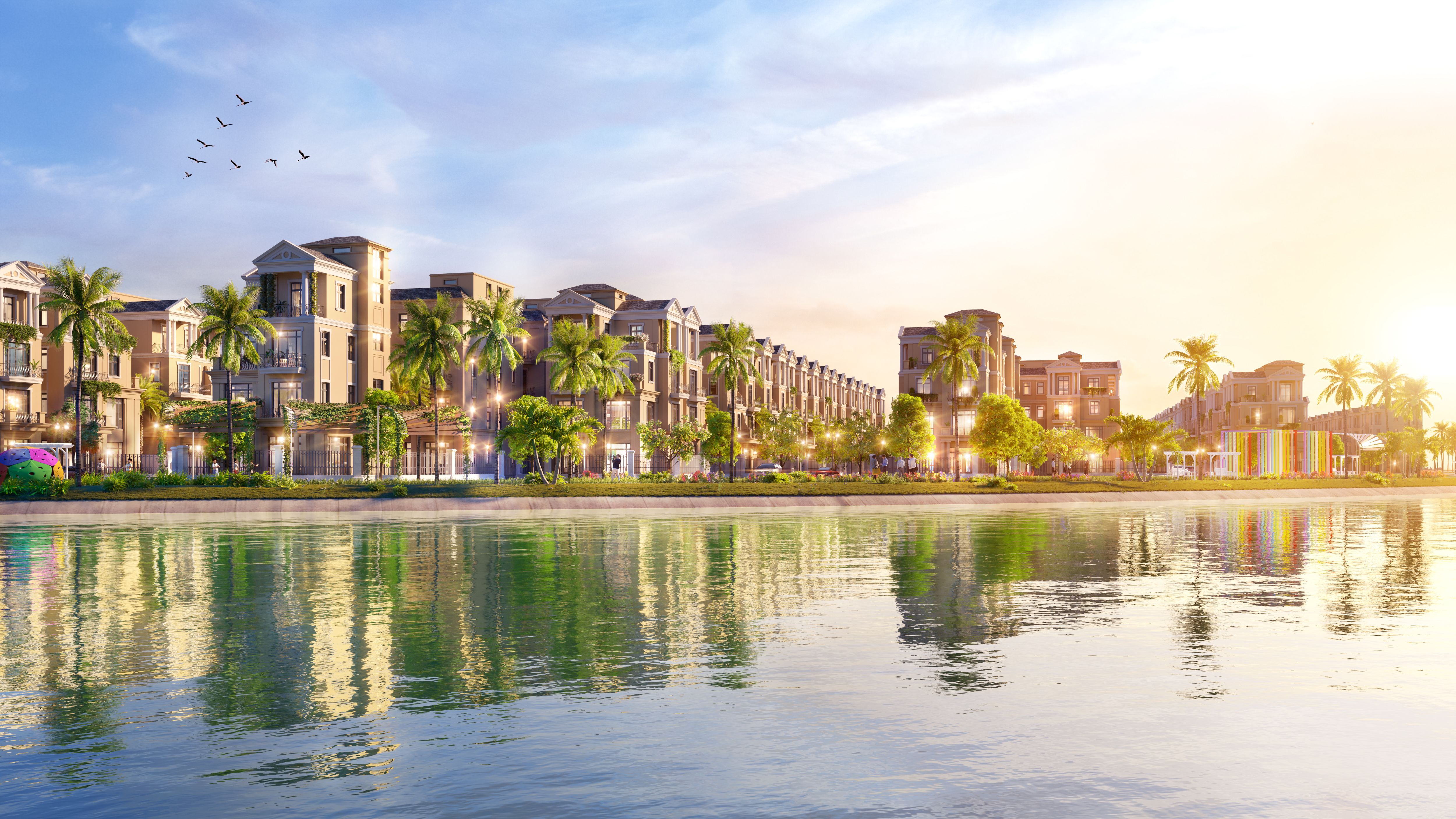 Biệt thự mặt sông ở phân khu Đảo Dừa được ví như “đảo thiên đường” Fisher Island dành cho các siêu sao và giới siêu giàu tại Florida (Mỹ).