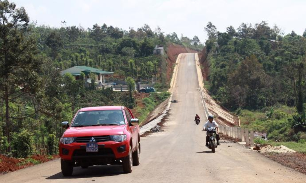 Đường cao tốc Gia Nghĩa (Đắk Nông)-Chơn Thành (Bình Phước) có tổng chiều dài khoảng 140 km.