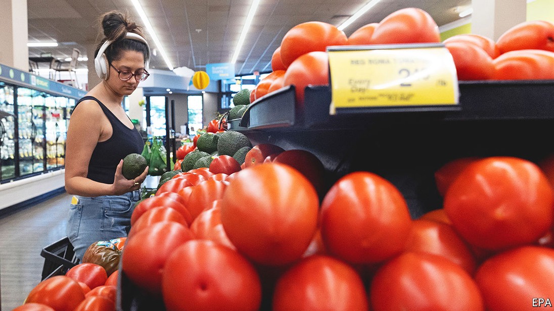 Chỉ số giá tiêu dùng (CPI) của Mỹ tăng 9,1% trong tháng 6 so với cùng kỳ năm trước, chủ yếu do giá năng lượng và thực phẩm leo thang - Ảnh: EPA