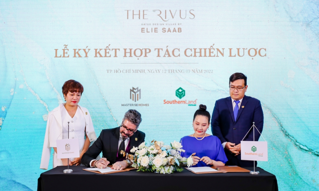 Masterise Homes ký kết độc quyền cùng 3 đại lý tên tuổi, trong ảnh là đại diện đến từ Southerland.