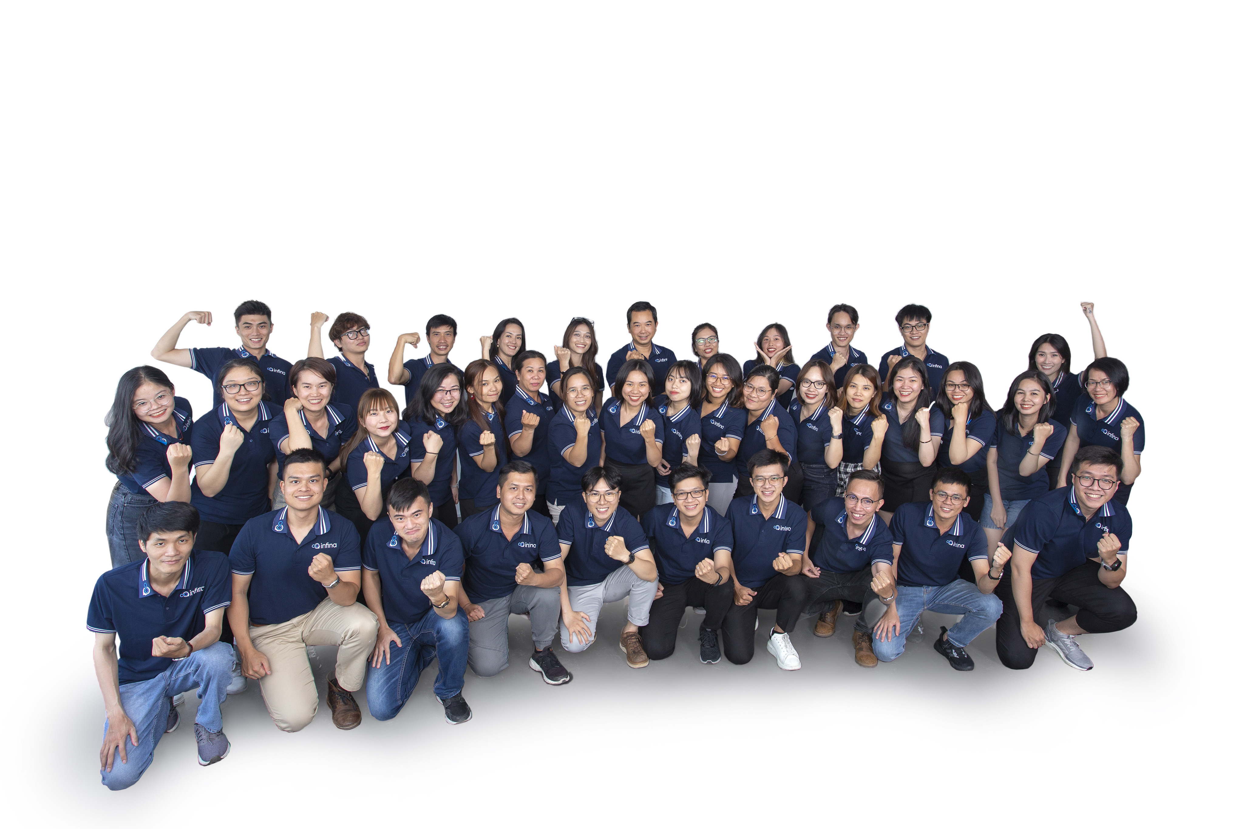 Đội ngũ Infina quy tụ nhiều tài năng trẻ