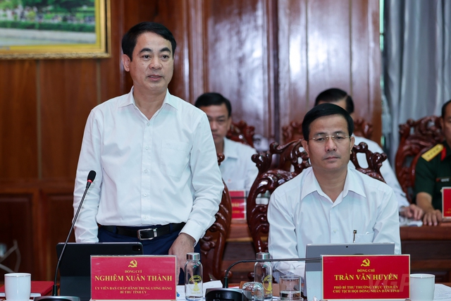 Bí Thư Tỉnh ủy Hậu Giang Nghiêm Xuân Thành. Ảnh - VGP.