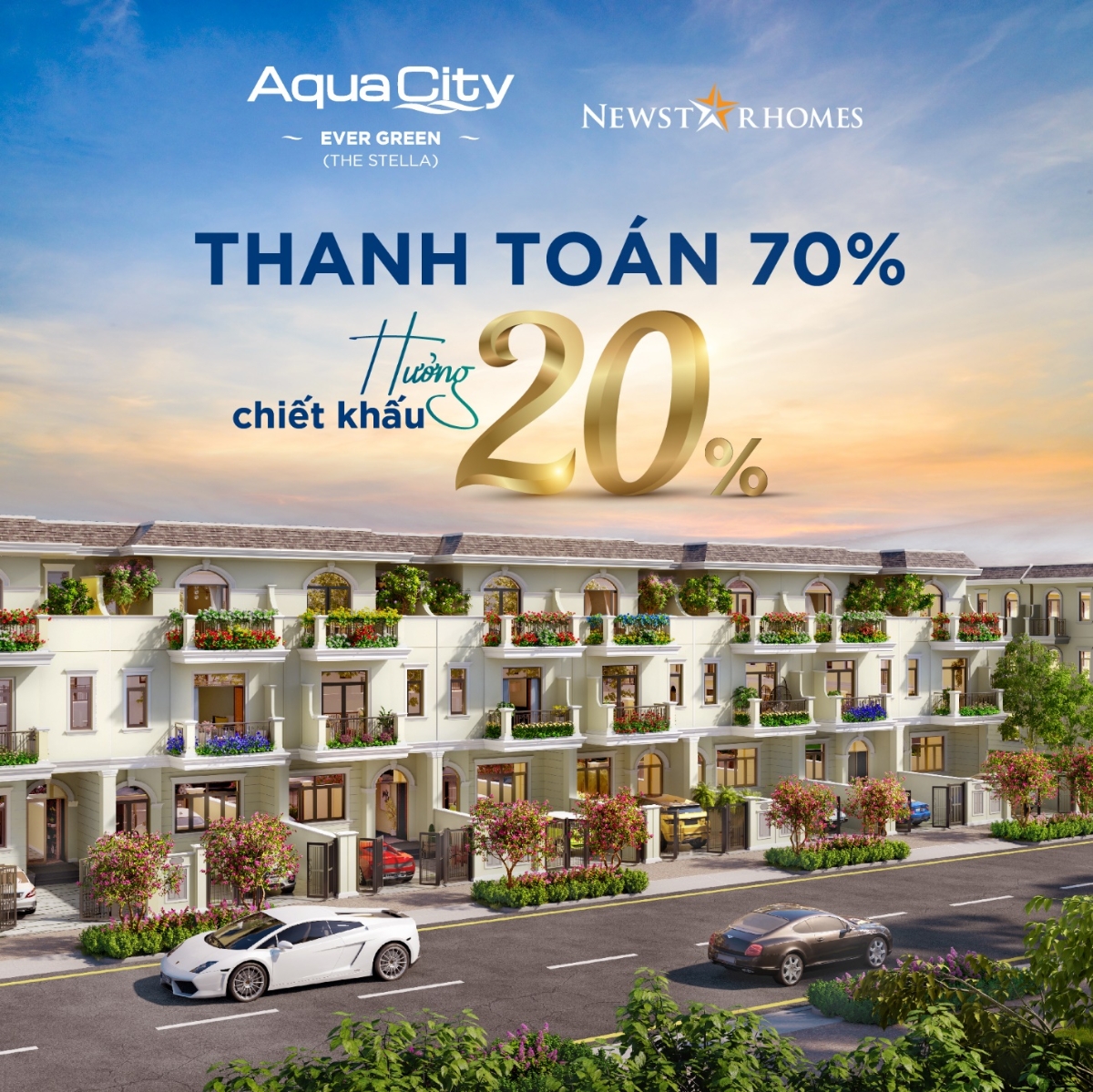 Giỏ h&agrave;ng The Stella của NewstarHomes sở hữu ch&iacute;nh s&aacute;ch b&aacute;n h&agrave;ng đặc biệt.