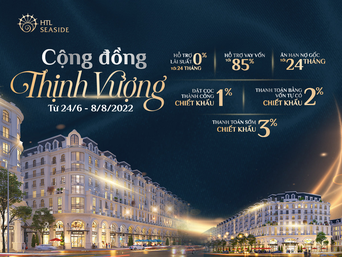 Chính sách bán hàng dành cho những nhà đầu tư nhanh tay sở hữu ngay những sản phẩm cuối cùng phân khu HH02 trong đợt mở bán dự án tháng 7/2022.