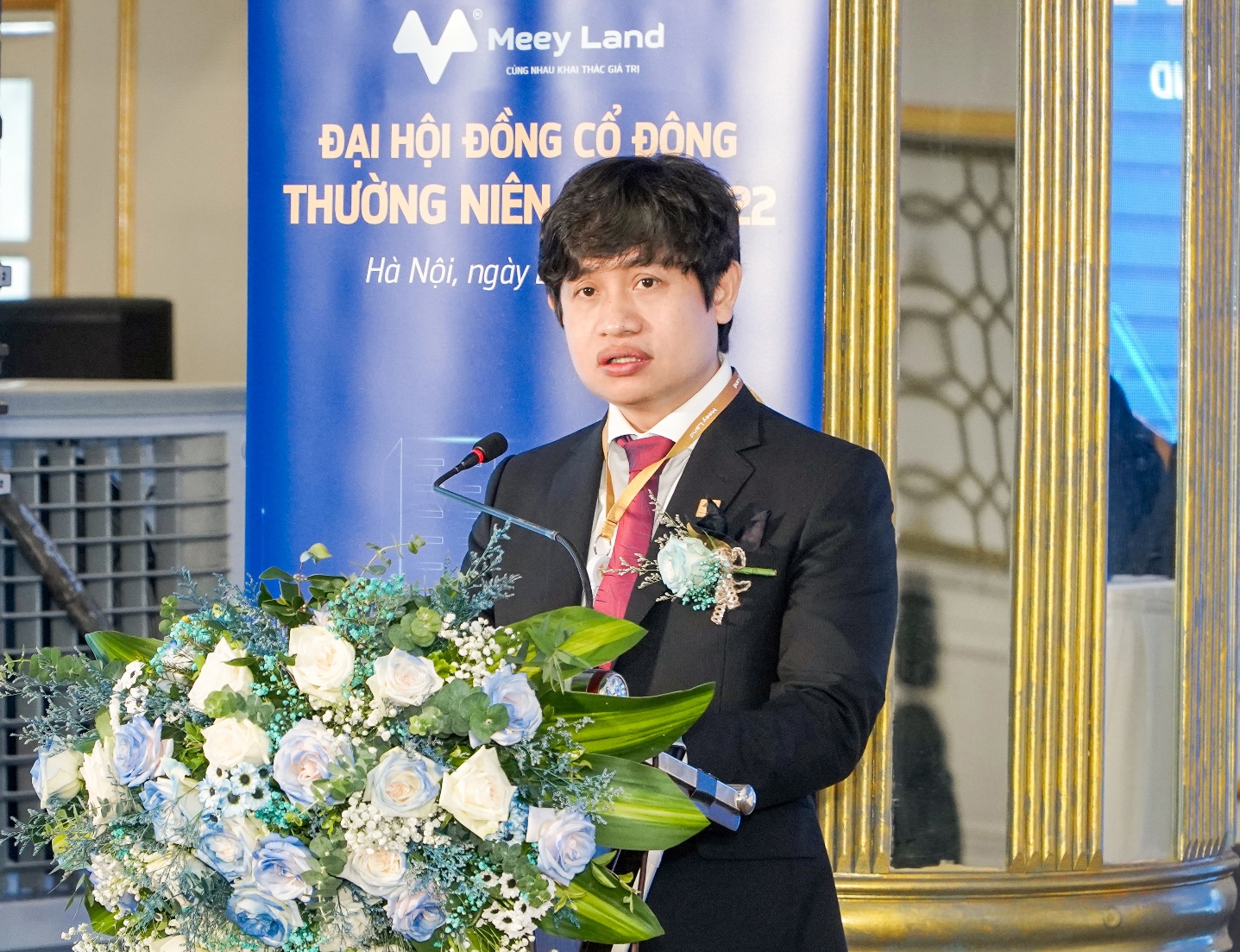 Tại Đại hội, ông Hoàng Mai Chung - Chủ tịch Hội đồng quản trị Công ty cổ phần Tập đoàn Meey Land đã chia sẻ về mục tiêu và định hướng của công ty.