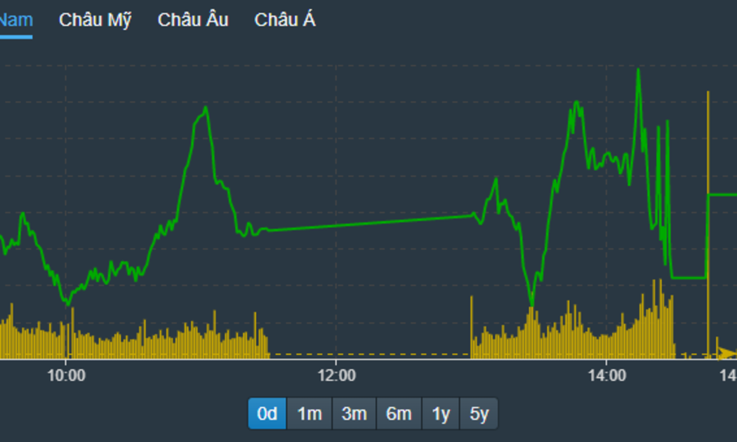 VN-Index trồi sụt chiều nay, một phần do thay đổi cách tính giá đáo hạn phái sinh.