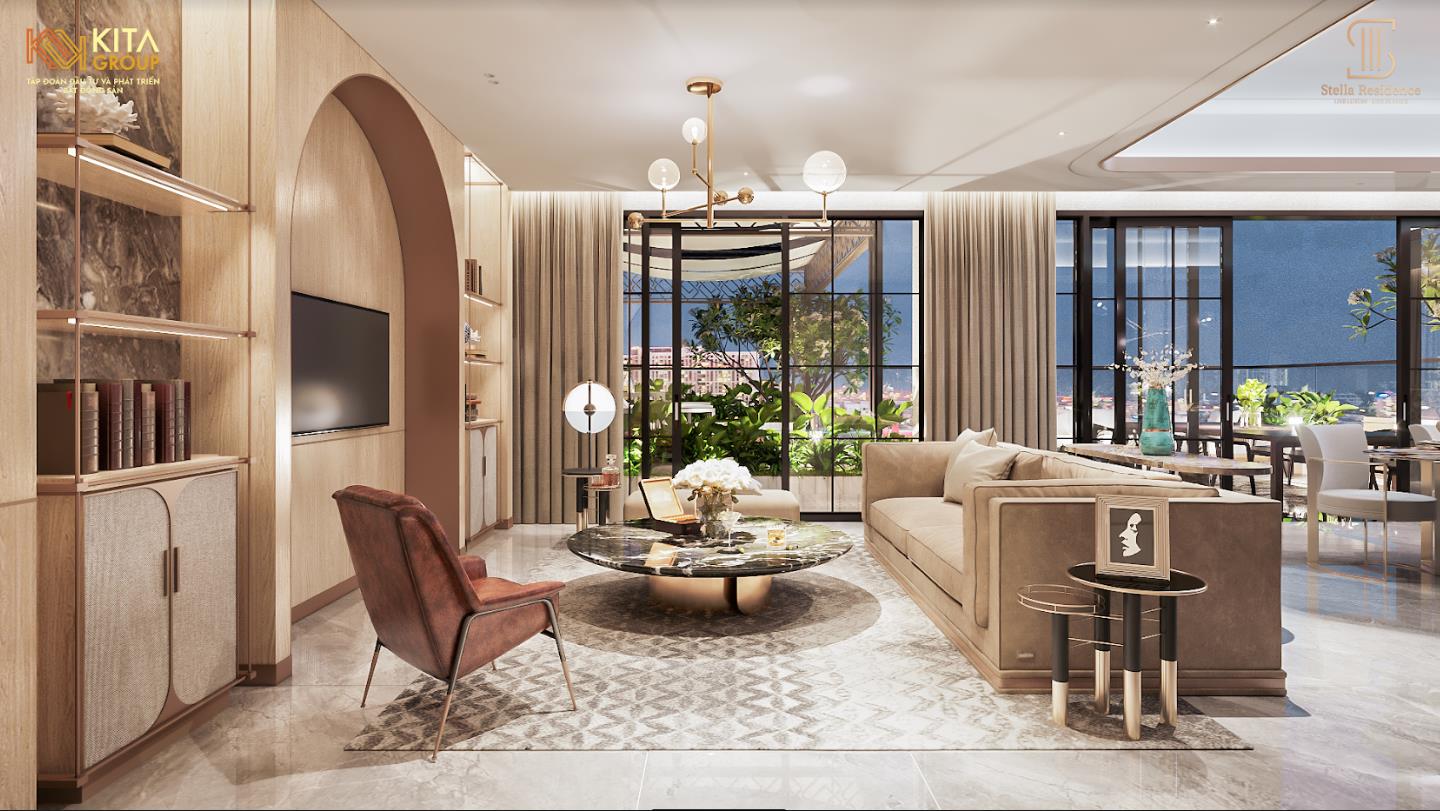 Vị tr&iacute; đắc lợi mang đến phong thủy tốt l&agrave;nh c&ugrave;ng view th&agrave;nh phố ho&agrave;n mỹ cho cư d&acirc;n Stella Residence.