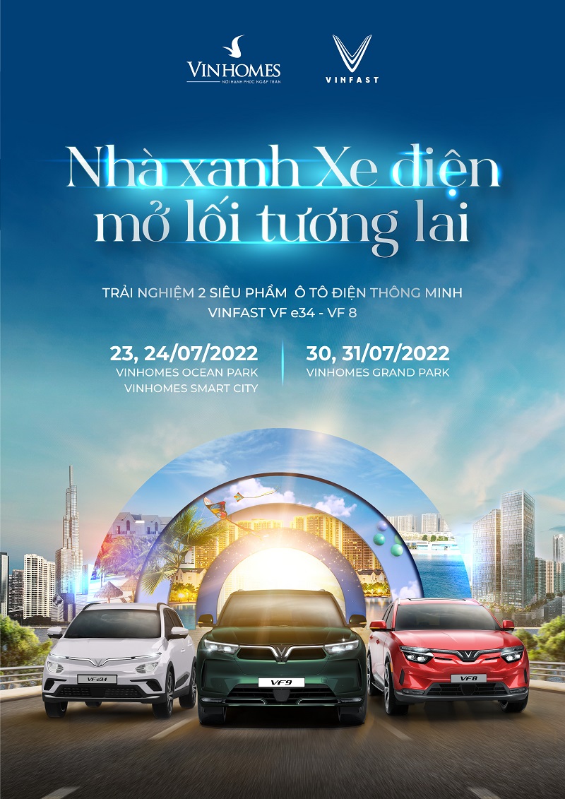 Lan tỏa phong cách sống Xanh, sống Thông minh với bộ đôi “Nhà Vinhomes - Xe VinFast”.