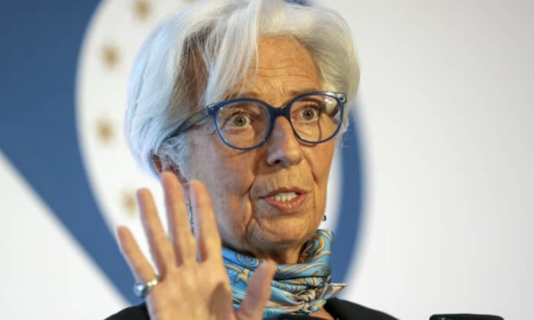Chủ tịch Ngân hàng Trung ương châu Âu (ECB) Christine Largerde - Ảnh: Bloomberg/CNBC.