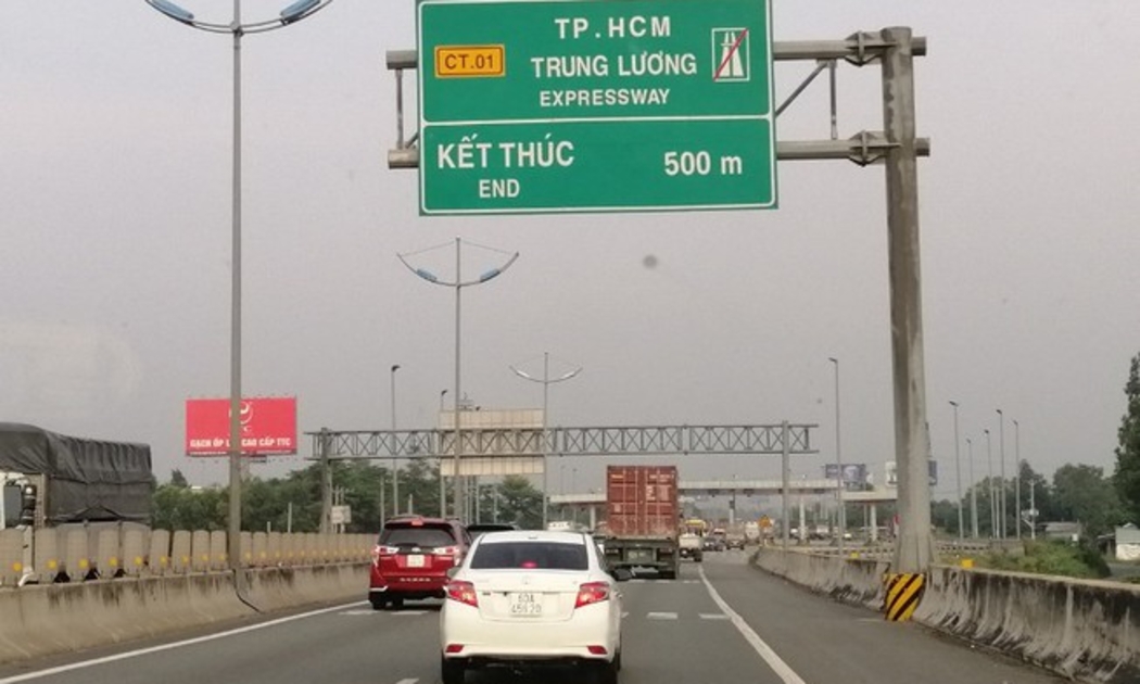 Cao tốc TP.HCM - Trung Lương điểm cuối tại nút giao Thân Cửu Nghĩa (Châu Thành, Tiền Giang)