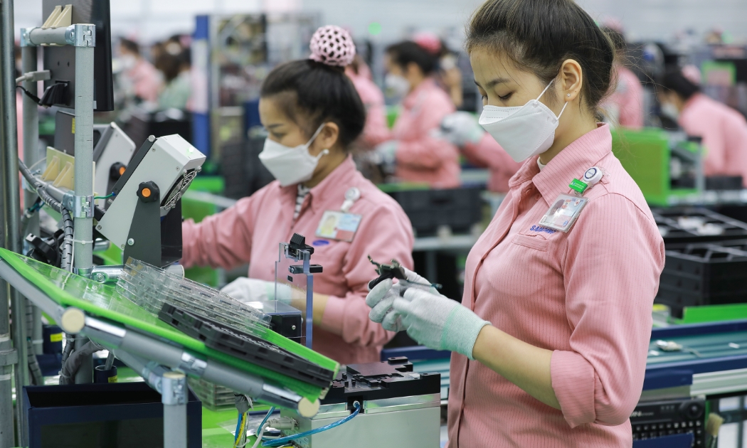 Samsung được xem là biểu tượng của đầu tư Hàn Quốc tại Việt Nam.   