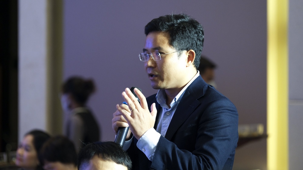 Ông Nguyễn Quang Thuân, Chủ tịch FiinGroup chia sẻ, FiinGroup sẵn sàng hỗ trợ các dữ liệu tài chính để nhà báo làm tốt hơn công tác phân tích, phản biện, đánh giá thị trường.