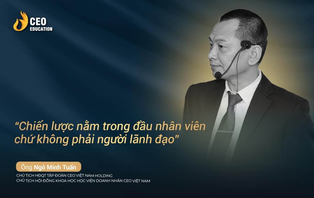 &Ocirc;ng Ng&ocirc; Minh Tuấn - Chủ tịch Hội đồng Quản trị Tập đo&agrave;n CEO Việt Nam Holding.