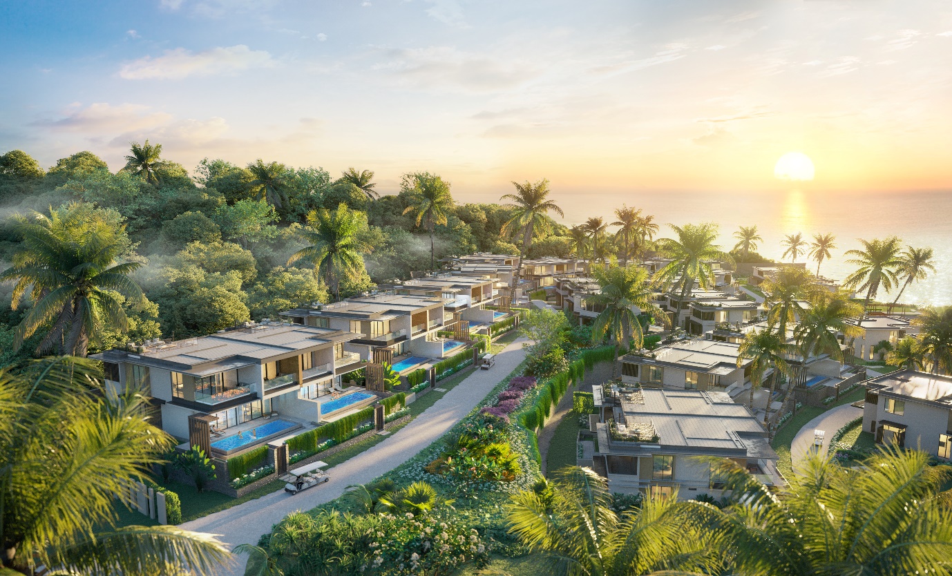 Dinh thự Signature Limited Edition với độ cao giật cấp và kiến trúc tầng mái bao trọn hoàng hôn triệu đô.