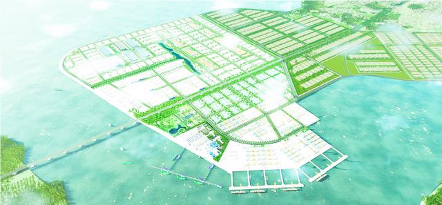 The Nam Dinh Vu Industrial Park in Hai Phong.