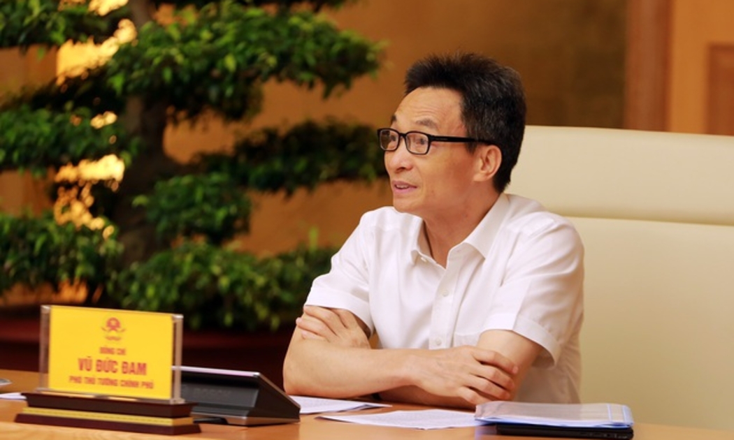 Phó Thủ tướng Vũ Đức Đam tại cuộc họp - Ảnh: VGP