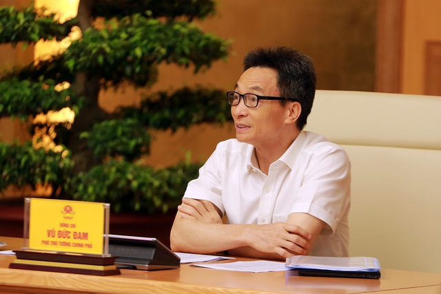 Phó Thủ tướng Vũ Đức Đam tại cuộc họp - Ảnh: VGP