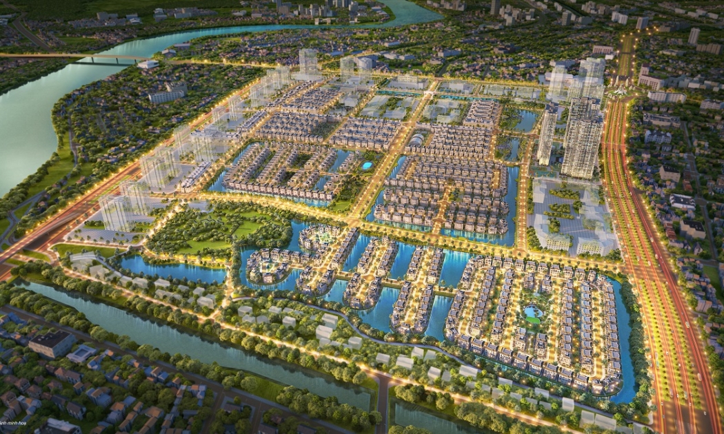 Dự án nhà ở xã hội tại Thanh Hóa nằm trên một phần diện tích khu đô thị Vinhomes Star City, giáp đại lộ Nam Sông Mã, kế thừa không gian sống hiện đại của khu đô thị.