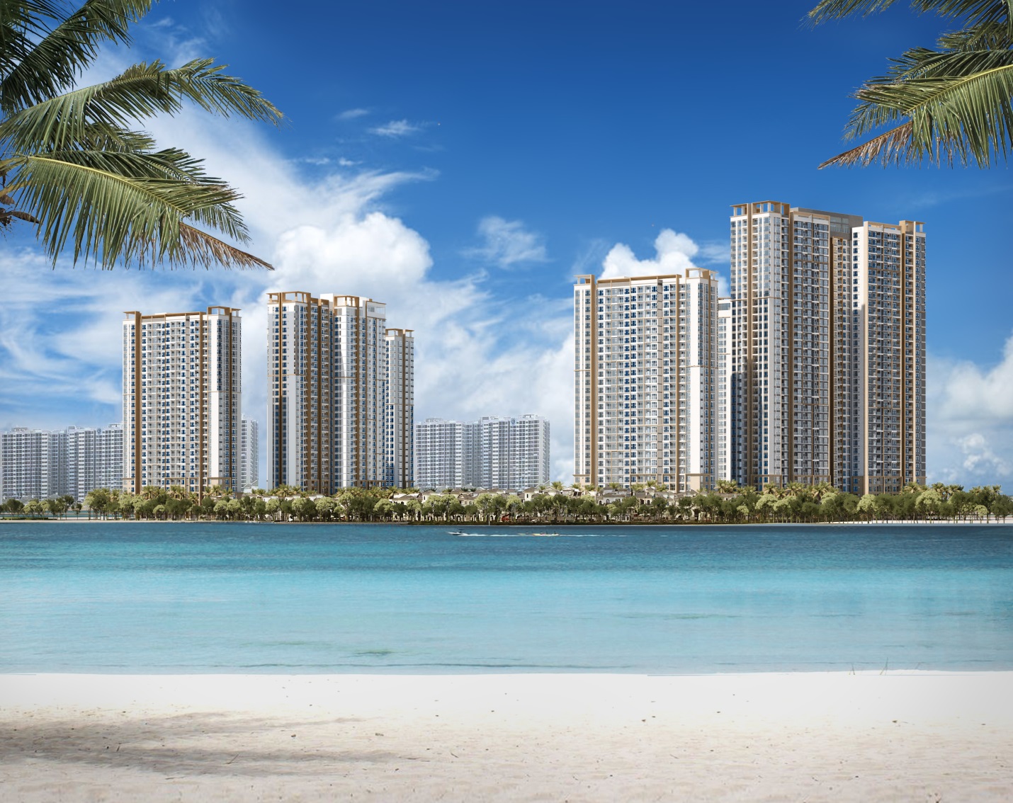 Tận hưởng cuộc sống nghỉ dưỡng 5 sao ngay tại nhà với view biển hồ 6.1ha.