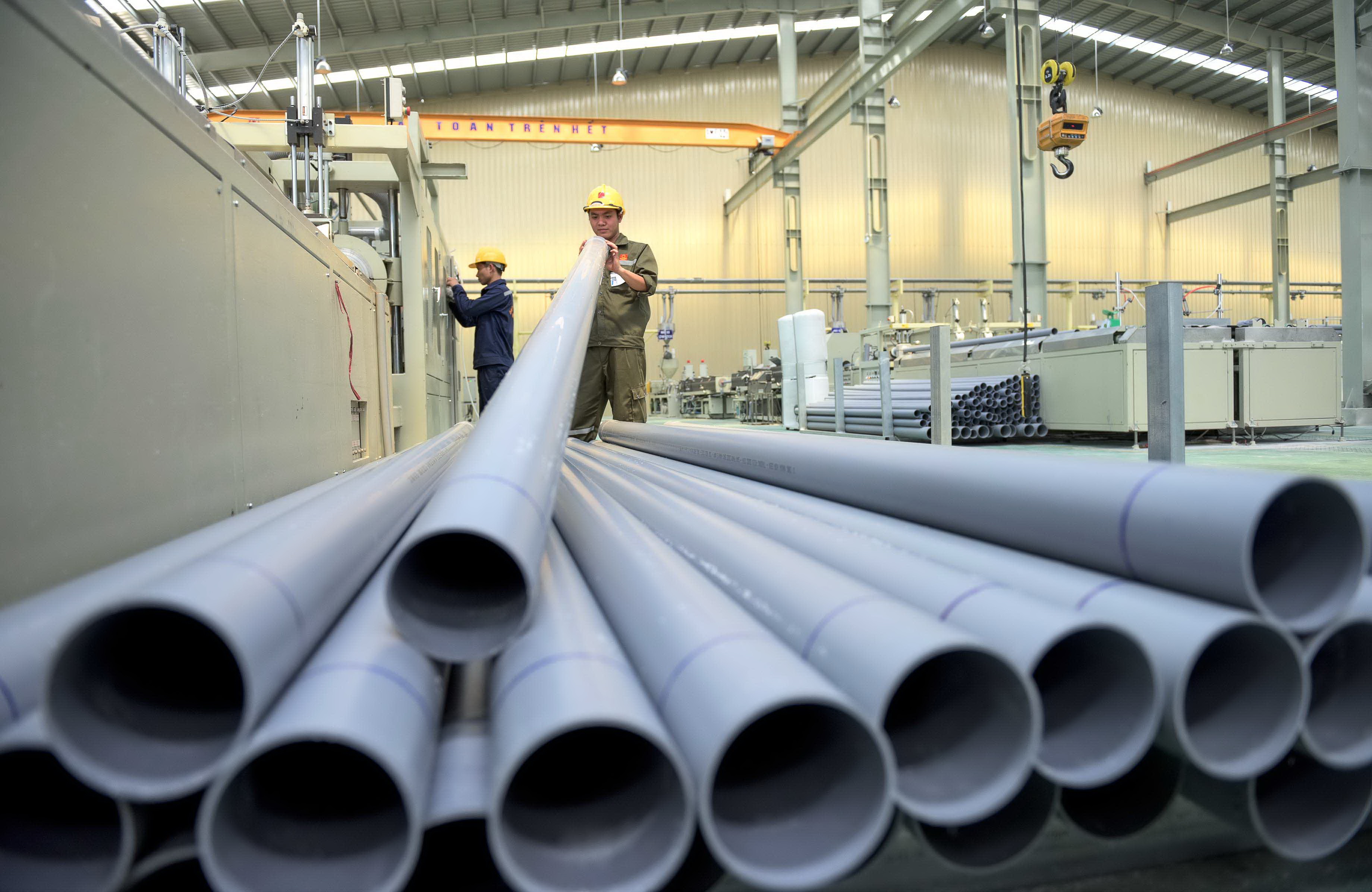 Ngành sản xuất nhựa xây dựng Việt Nam đang có bước phát triển mạnh mẽ.