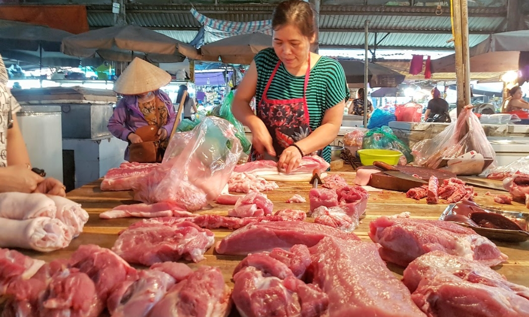 Giá thịt lợn tháng 7/2022 tăng 4,29% so với tháng trước.